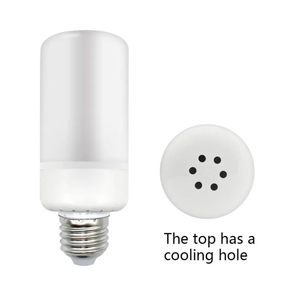 E27 E14 LED Flame Effect Bulb Flickering Flameless Light Simulation Fire Candle Emulation Flame Lighting 2835SMD Drop Shipping