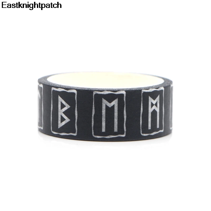 10 шт./лот Vikings руны Панк DIY Скрапбукинг Клей Васи бумага маскирующая лента украшения Печатный узор наклейки E0149