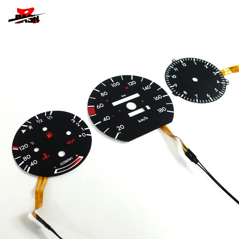 DASH A I N новый EL светящийся манометр для W124 180 км большие часы экономичная черная