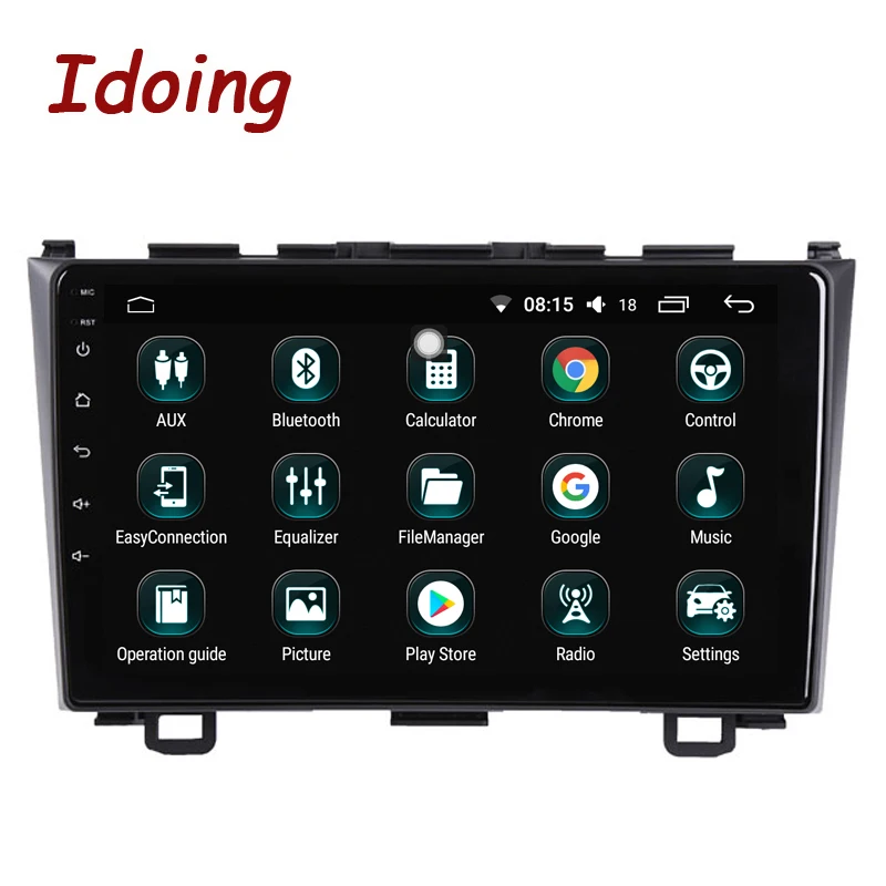 Idoing 9 &quot2.5D QLDE автомобильный Радио мультимедийный плеер для Honda CRV CR V 3 RE 2006 2012