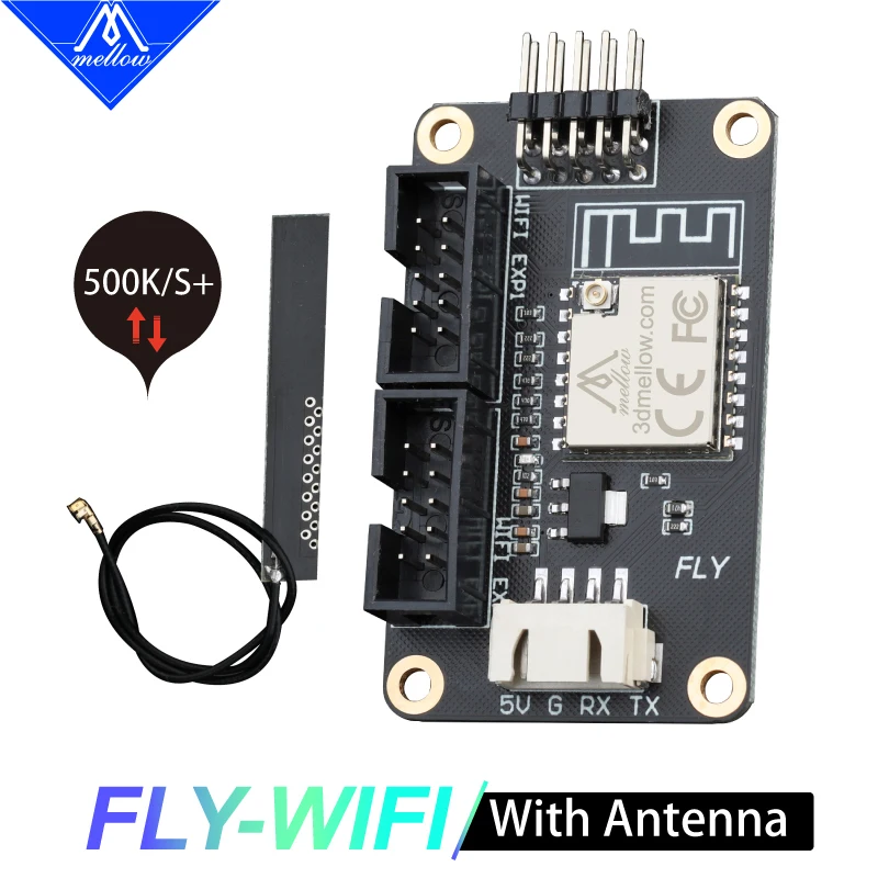 Плата Wi-Fi-антенны Mellow FLY V1.0 плата RepRap прошивки RRF Duet с Wi-Fi-контролем для Φ SKR V1.3 V1.4 Turbo