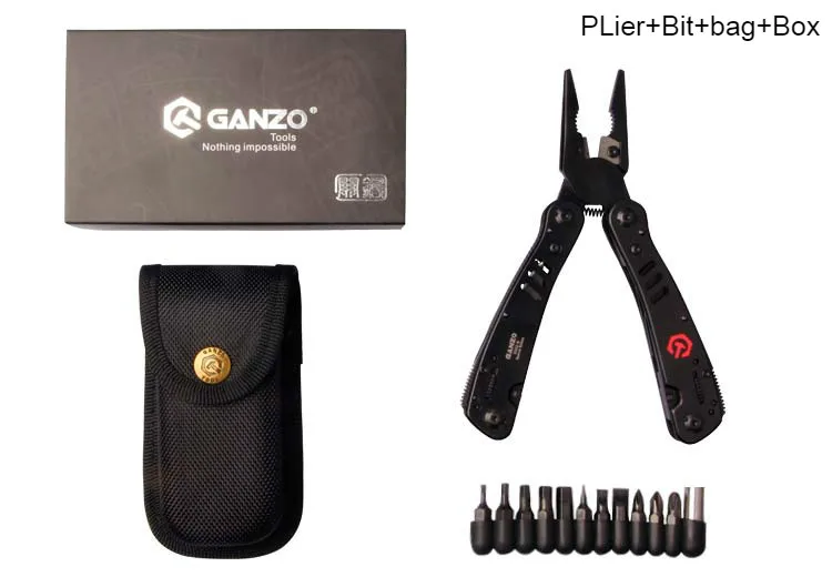 Ganzo EDC G302B вольфрамовый сменный нож резак Многофункциональные комбинированные плоскогубцы инструменты длинный нос многофункциональные плоскогубцы - Цвет: Plier with box