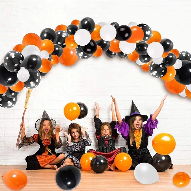 Halloween Balloon Garland Arch Kit DIY Spider Halloween Balloons Garland Party Decoration Balloon Halloween Decoration 6