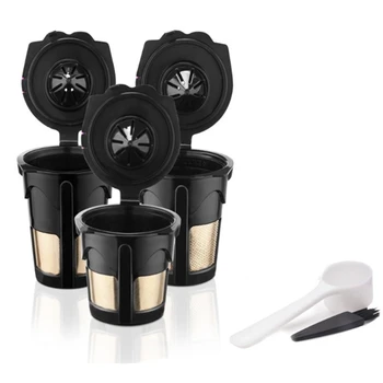 

3PCS Upgraded Reusable Coffee K-Cup Compatible for Keurig 2.0 K Cup Coffee Capsule Filters