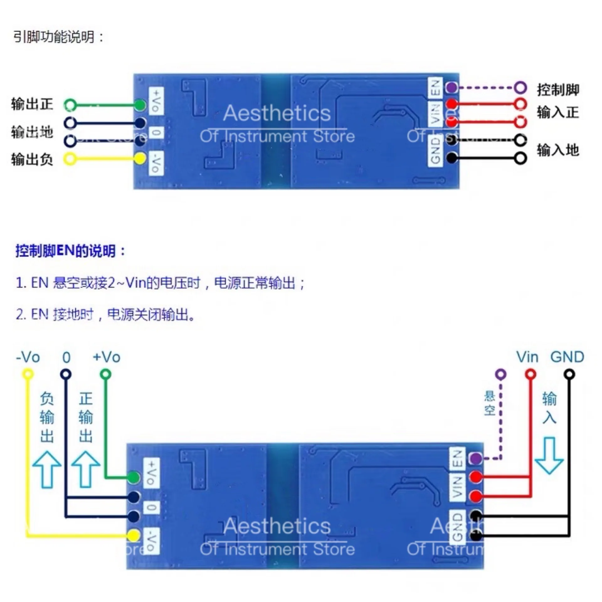 Ultra-low Ripple and Low Noise DC-DC Isolated Power Supply 5V12V24 Single-turn Dual DC Audio Positive and Negative 12V15V