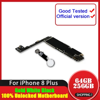 

64GB 256GB Unlocked For iPhone 8 Plus Motherboard With Touch ID,Full Tested For iPhone 8 Plus iPhone 8P Logic Board Mainboard