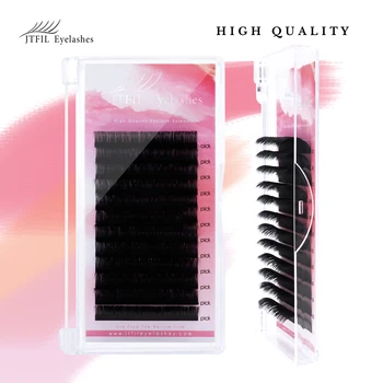

individual lash extension faux eyelashes bulk 8-16mm fluffy eyelashes extensions tray