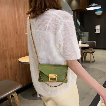 

Waist Fanny Belt Packs Fashion PU Leather Casual Women Chain Crossbody Chest Bags Ladies Solid Color Shoulder Messenger Handbags