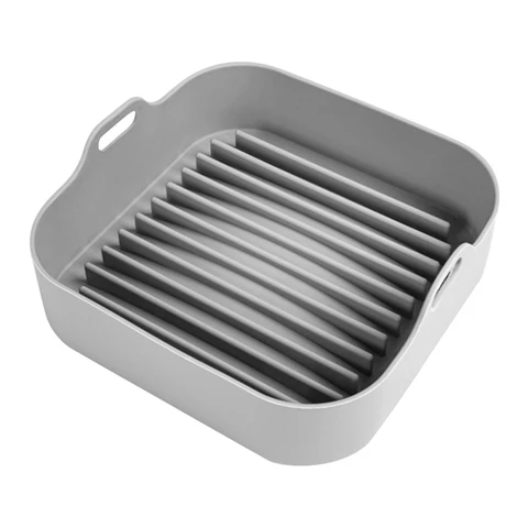 Silicone Pot Multifunctional Air Fryers Oven Accessories Bread Fried Chicken Pizza Basket Baking Tray FDA Baking Dishes