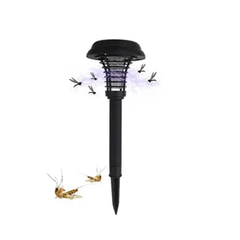 

Solar Lawn Mosquito Killer lamp Electronic Fly Bug Zapper Insect pest reject UV Trap light Solar Powered LED Light Outdoor Garde