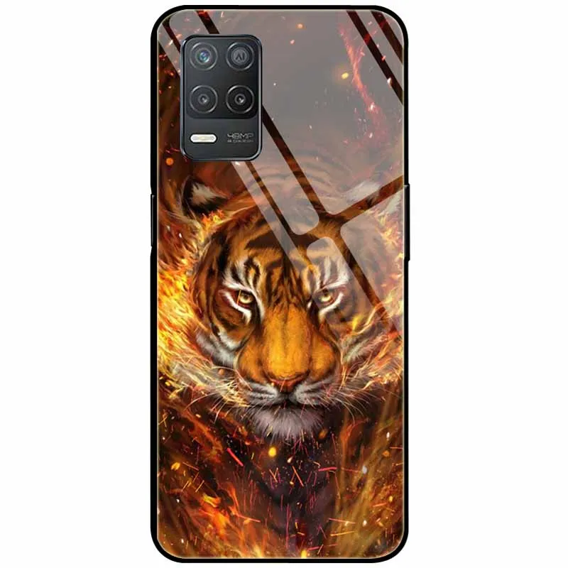 Tempered Glass Hard Protective Back Cover - Cute Design