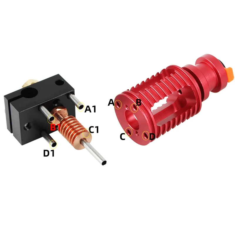 Уплотнение большой диапазон Hotend Супер точность 3D принтер Экструзионная головка