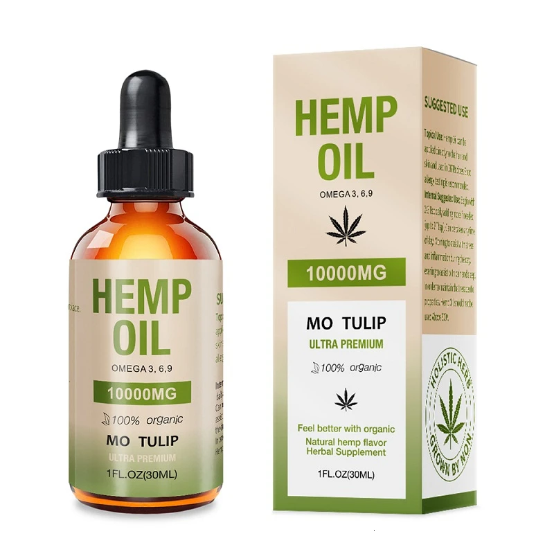 30 мл 10000 мг конопли CBD органическое Эфирное масло семян травяной капли тела снять