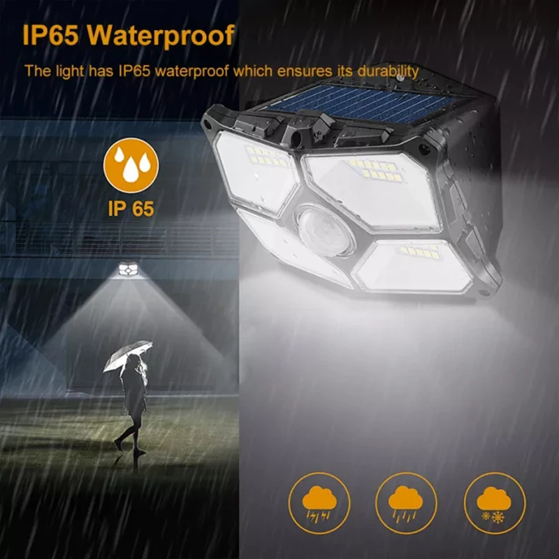 

40 Led Solar Light Outdoor Lighting Wall Light Ip65 Waterproof Wall Light Wide Angle Solar Light