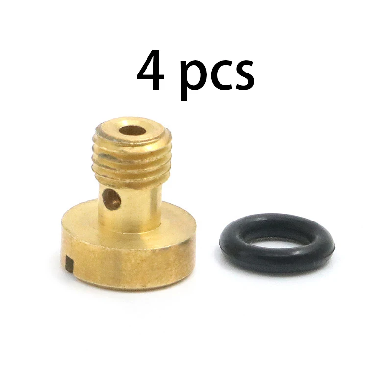 4 Pack Motorcycle Carburetor Float Bowl Drain Screws For Honda Cb 350f