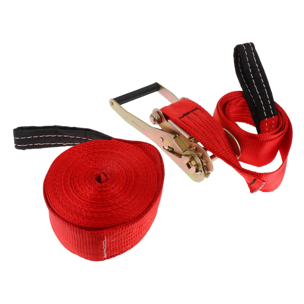 

Heavy Duty 2'' x 36' Long Slackline Kit with Hook & Ratchet Climbing Carabiner