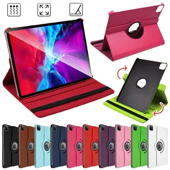 

For iPad Pro 11" (2020) 360° Rotating Folio PU Leather Smart Flip Stand Case Cover For iPad 11 2nd 2020 A2068、A2230 A2228
