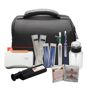 

Fiber Cleaning Kit/Fiber Optic FTTH Tool Kit FTTX Network Testing Tool with Fiber Inspection Microscope
