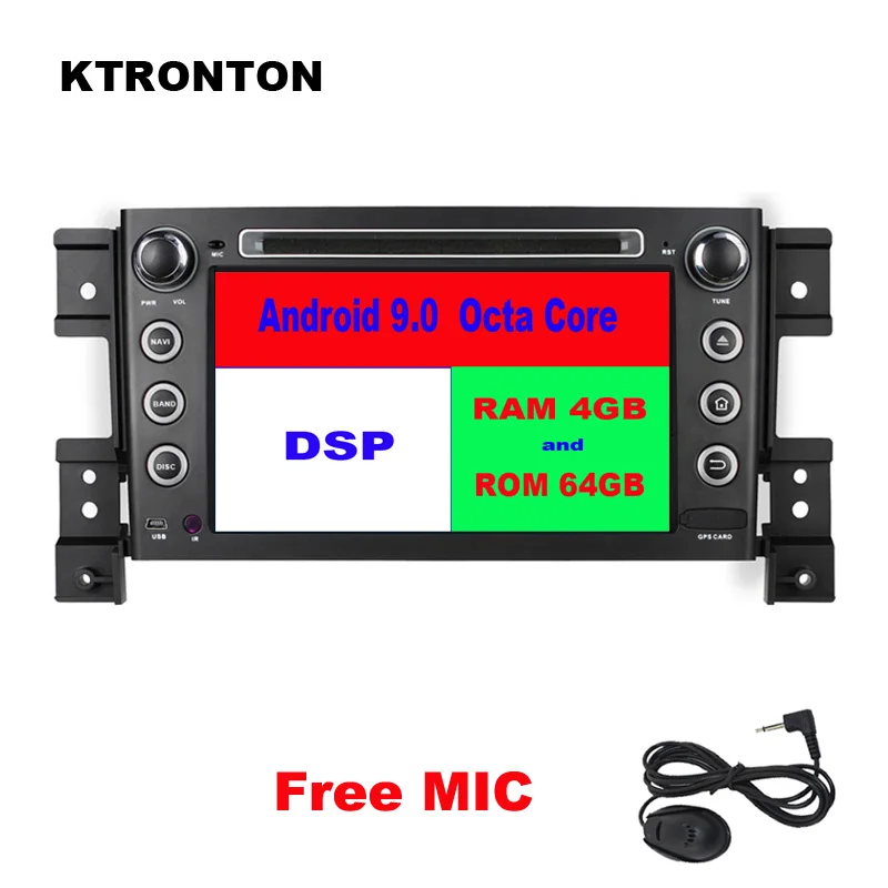 Flash Deal Free DSP 4GB RAM + 64GB ROM Octa-core Android 9.0 Car DVD Player for Suzuki Grand Vitara 2005-2011 Radio GPS Glonass WiFi DVR 0 Flash Deal Free DSP 4GB RAM + 64GB ROM Octa-core Android 9.0 Car DVD Player for Suzuki Grand Vitara 2005-2011 Radio GPS Glonass WiFi DVR 0