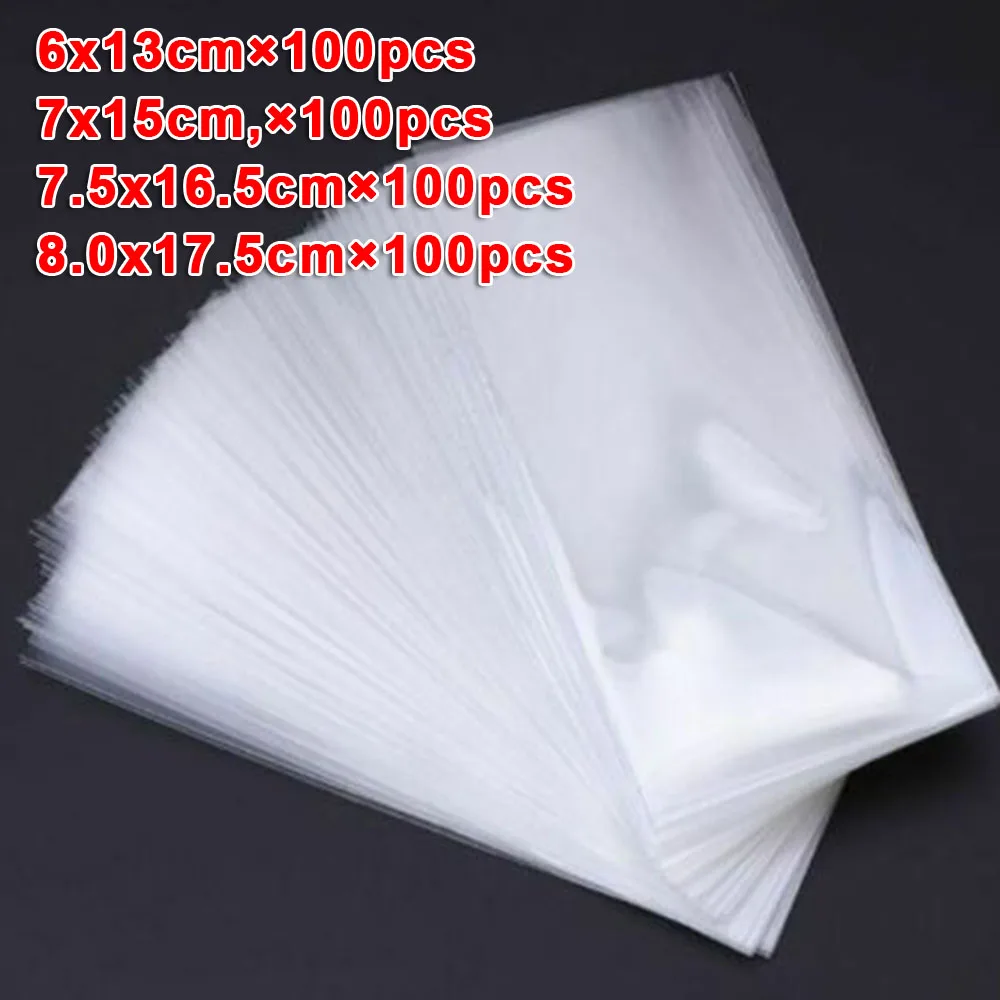 400x Set Banknote Bills Storage Bags Cover Paper Money Protector Sleeves Holder