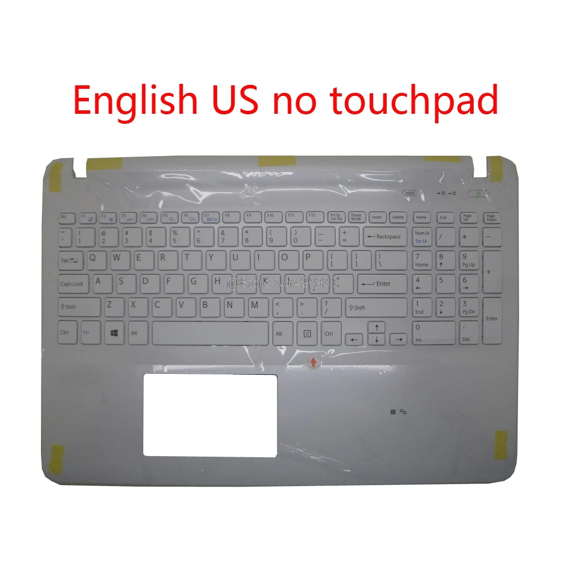 Ноутбук Palmrest с клавиатурой США для SONY VAIO SVF152 серии 3PHKDPHN040 MP 12Q23US 9201 белый на