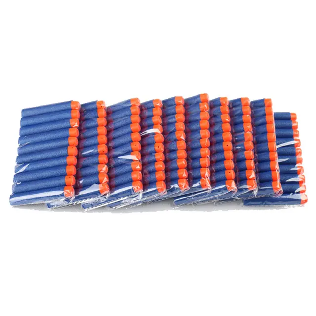 Refill Darts Bullets for Nerf N-strike Elite Series Blasters Children Toy Gun Blue Soft Bullet Foam Guns Accessories Fake Gun 6