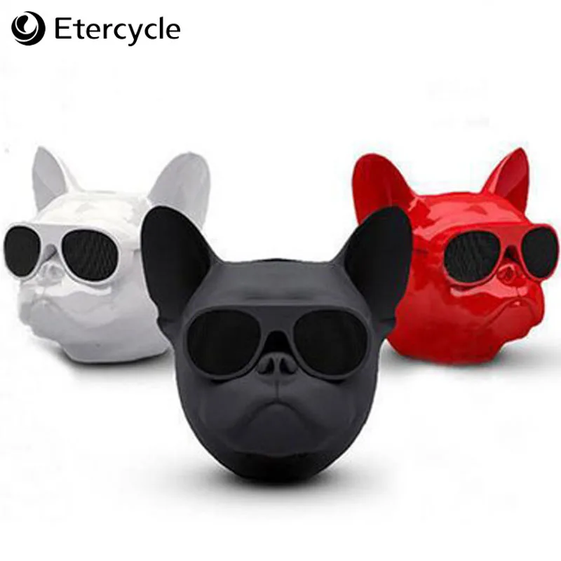 

2019 New Fashion Bull Dog Portable Wireless Bluetooth Speaker Mini Outdoor Loudspeaker Bluetooth 4.1 Stereo MP3 Gift