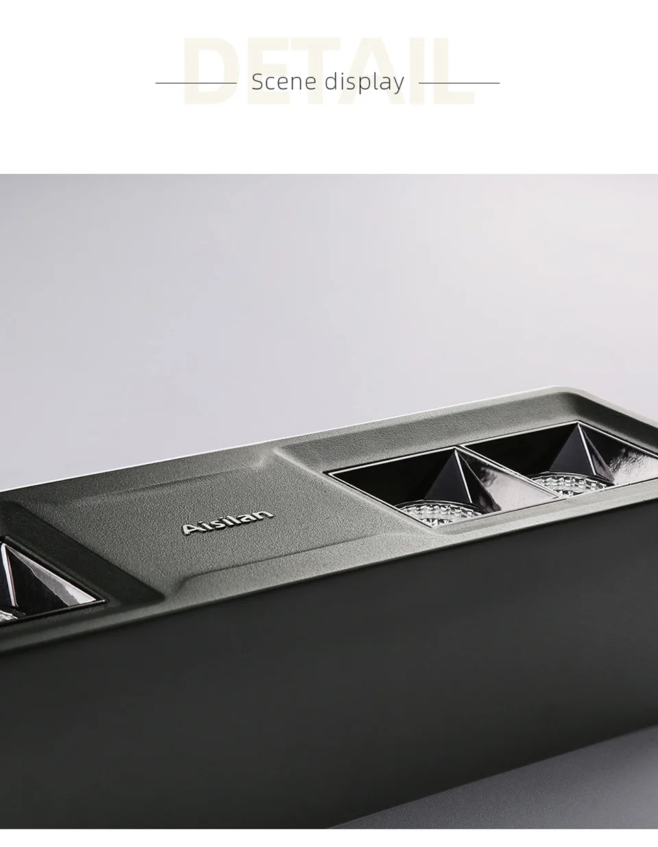 Aisilan LED surface mounted downlight ceiling spot it light living room corridor simple bedroom Nordic grille light