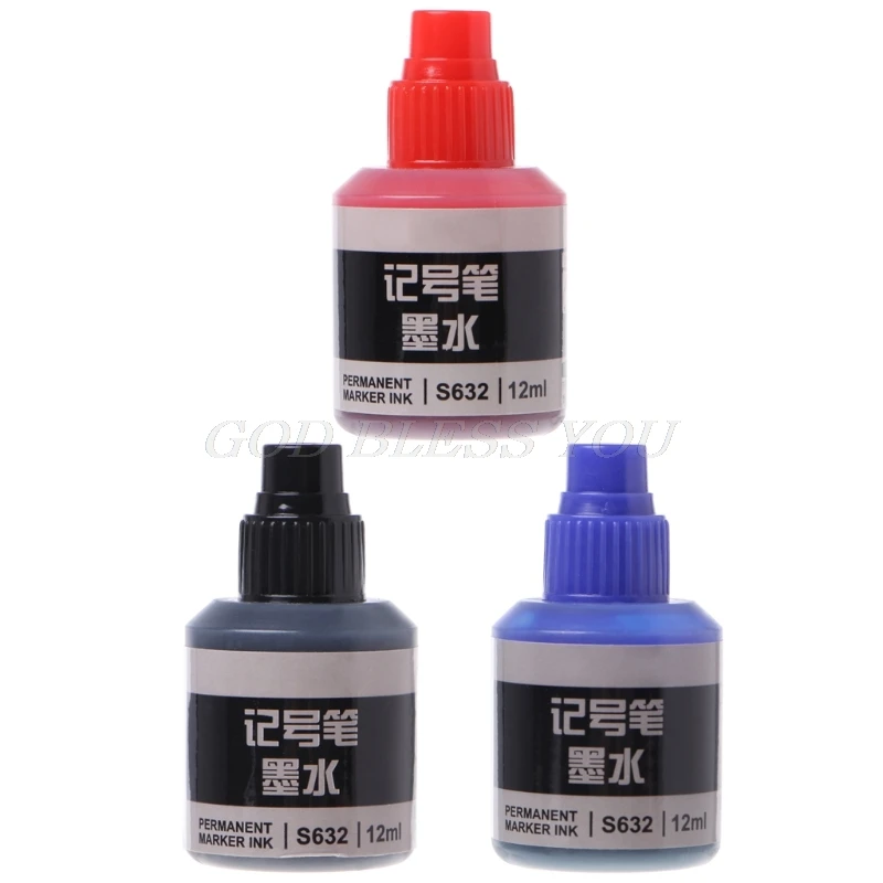 

12ml Waterproof Instantly Dry Graffiti Paint Pen Oil Ink Refill For Marker Pens