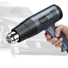 2000w 60 600 celsius handheld display digital termostato pistola de ar quente temperatura ajuste pistola de ar quente com 4 bicos ferramenta de alimentação