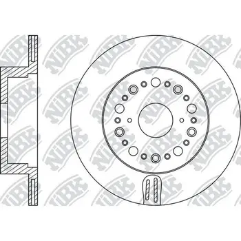 

Disc brake TOYOTA CENTURY 5.0 1997 NIBK RN1488
