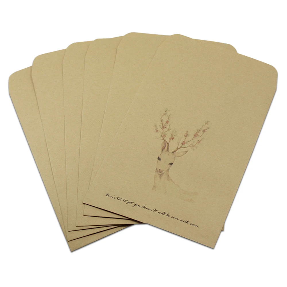  11x16cm Kraft Paper Envelope Box Retro Event Party Invitation Greeting Card Photo Package Bag for L - 4.00059E+12