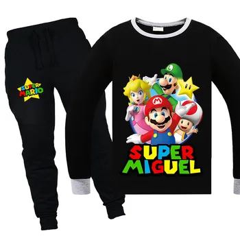 

2020 Soft Cotton Baby Boys Clothes Set Autumn Newborn Baby Clothing Long Sleeve Tops+Pants 2 Pcs Infant Sport Suit 6-14years