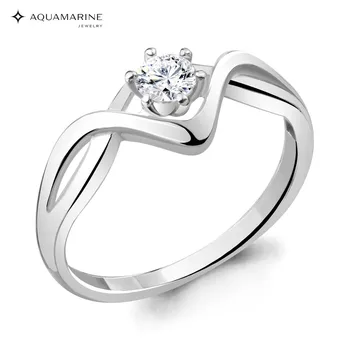 

AQUAMARINE classic ring without inserts Silver 925