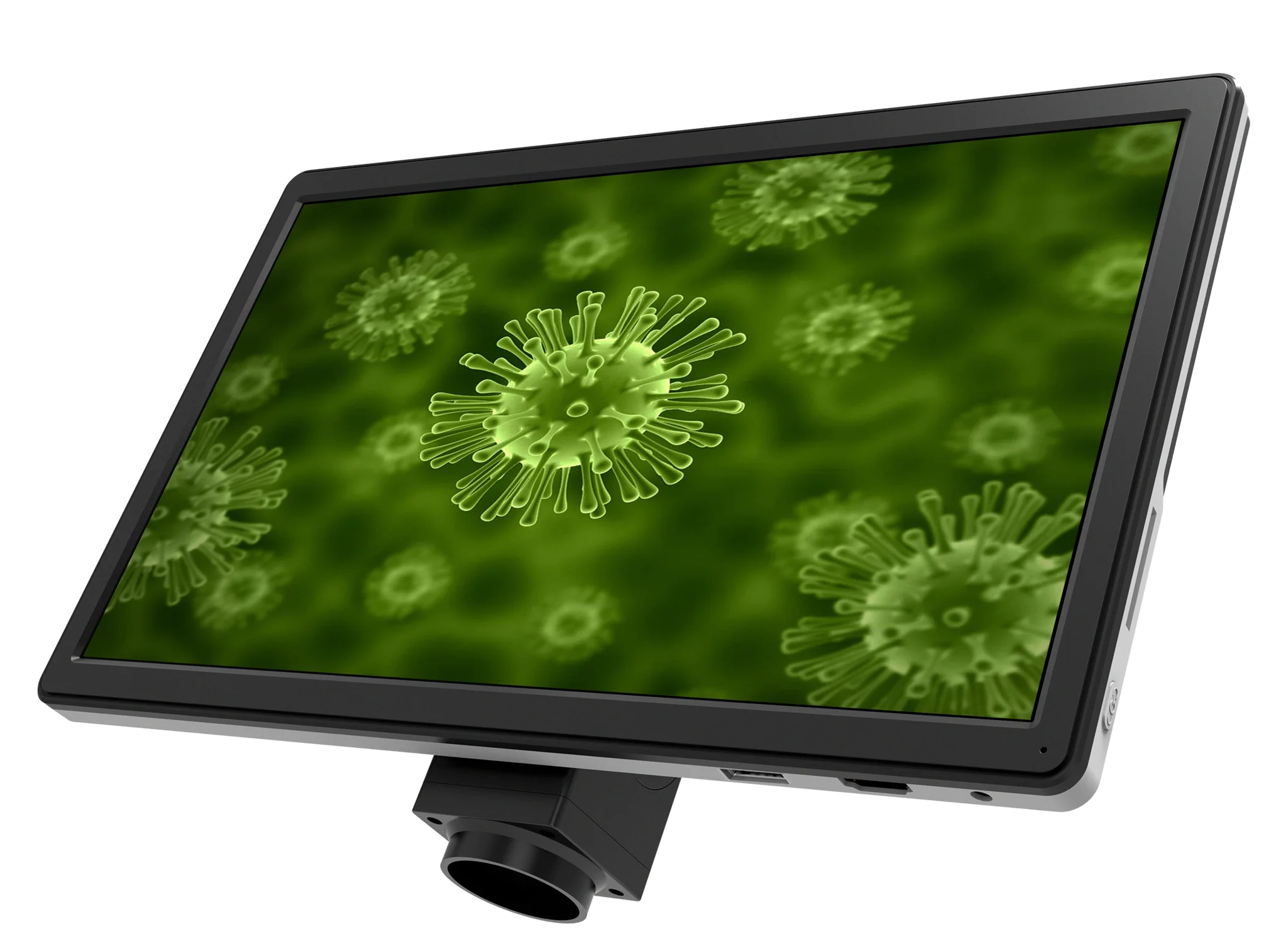 imx335 CMOS 센서 현미경 카메라, 11.6 인치 LCD HD 스크린, 측정 기능 포함, 1080P