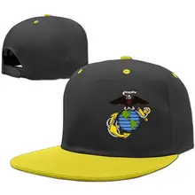 TSDFCHip Hop бейсболки регулируемые шапки USMC-Eagle Globe и Anchor Boy-Girl, желтые, один размер