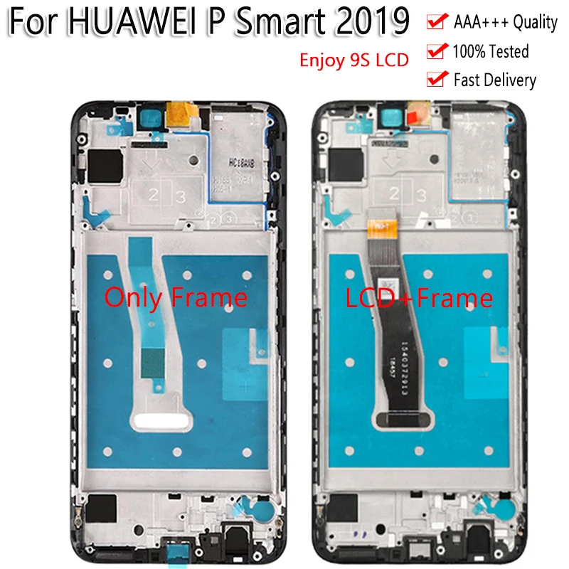 Для 6,2" huawei P Smart ЖК-экран+ сенсорная панель дигитайзер для POT-LX1/POT-LX1AF/POT-LX2J с рамкой