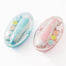 Электрический детский триммер для ногтей, детские ножницы для ухода за ногтями, безопасная машинка для стрижки ногтей, резак для детей, для новорожденных, триммер для ногтей, маникюр