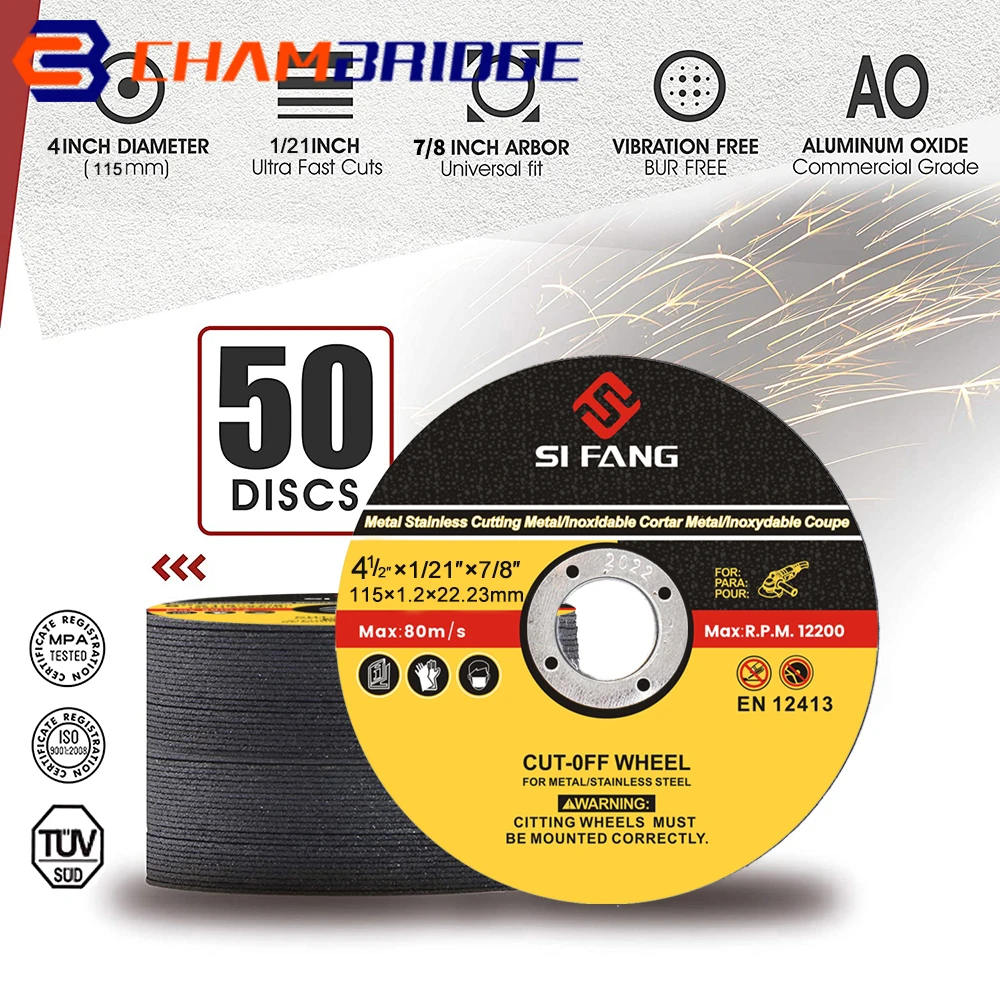 115mm Metal Resin Cutting Grinding Discs 4.5" 7/8" Bore Cut Off Wheel Flap for Angle Grinder Rotary Tool 1-50Pcs cutting disc grinding disc abrasive wheel grinding wheel cutting blade