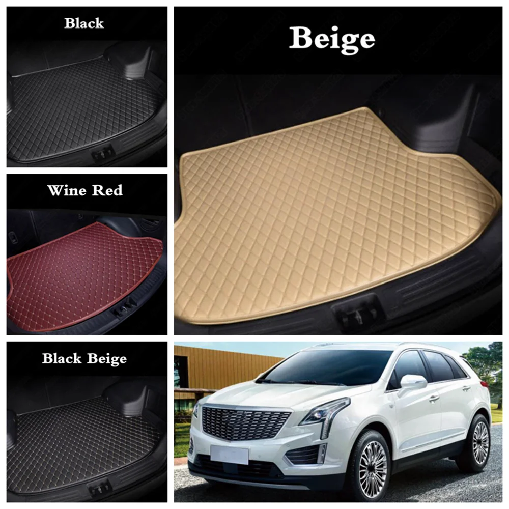 Fit for Cadillac XT4 XT5 XT6 CT6 XTS ATS 2013 2014 2015 2016 2017 2018 2019 2020 All Weather Car-Styling Custom Luxury Leather Waterproof Floor Mats Logo