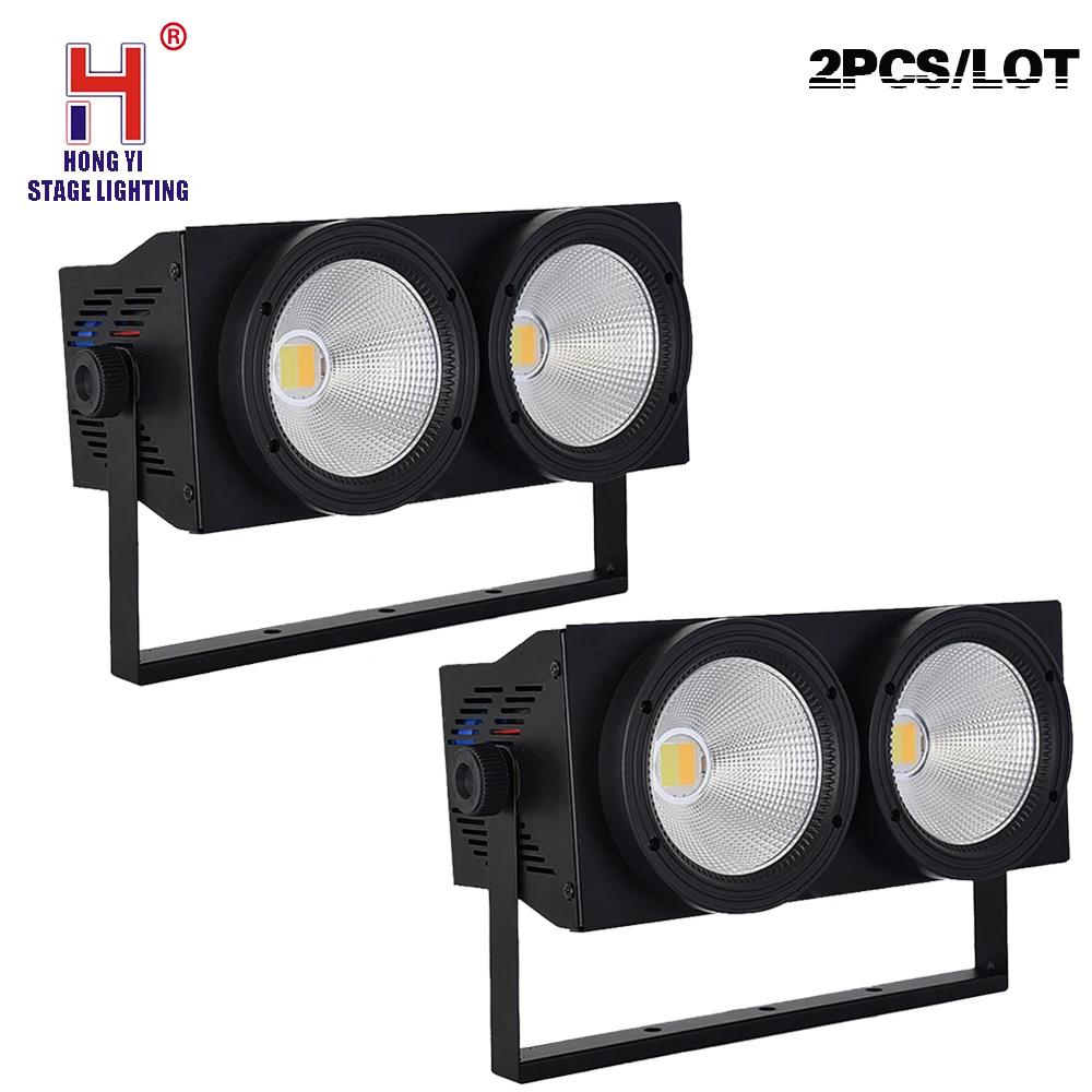 

2X100W COB LED par 2in1 white+Warm white par LED Cob dmx Stage Light Dj Disco Lighting (2pcs/lot)