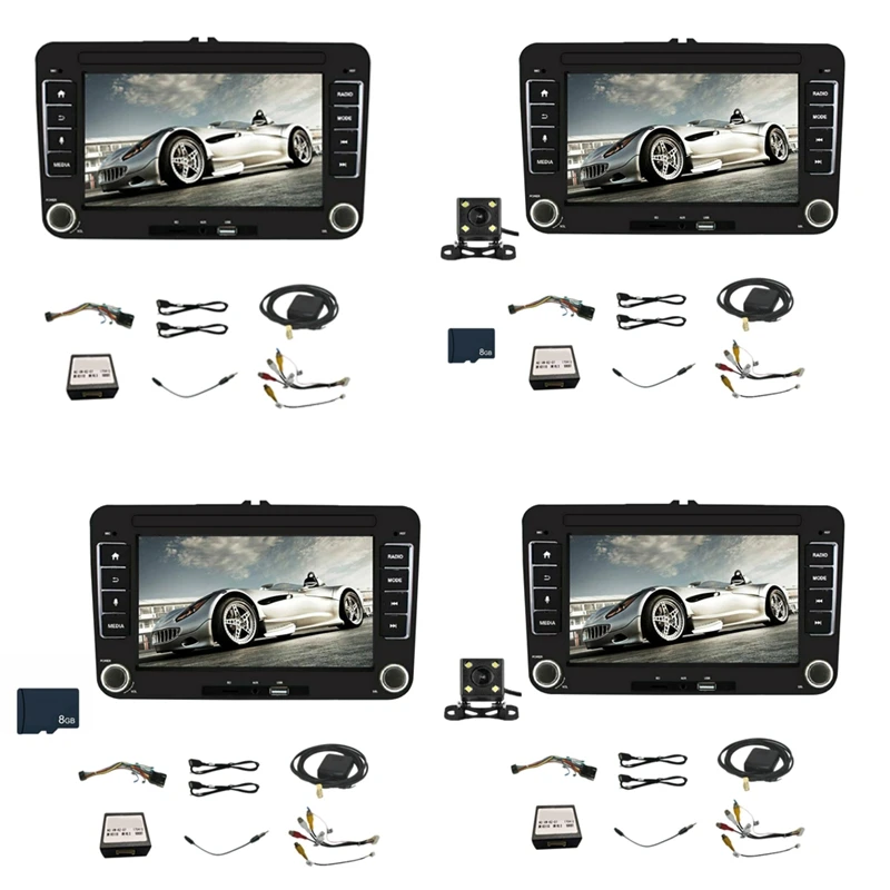 7 дюймов Автомобильный стерео радио Android 8 1 GPS 2DIN Navi для VW GOLF 5V 6 Jetta PASSAT вариант