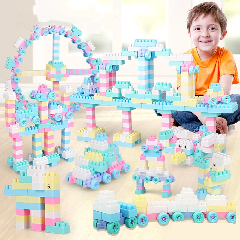 

800 Pieces DIY Building Blocks Bulk Sets City Creative Classic Technic Creator Bricks Assembly Brinquedos Kids Educational Toys