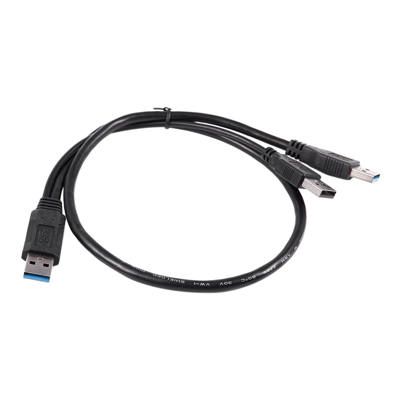 Superspeed USB2.0+ USB 3,0 type A к USB 3,0 A Мужской y-образный кабель