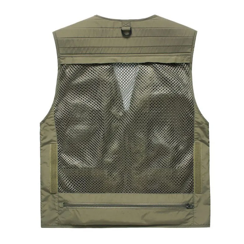 Gilet Uomo In Poliestere Rete Gilet Utility Multitasca Per Uomo Landas 410 - Per Pesca, Caccia, Escursionismo, Taglie US S-XL, In Poliestere Gilet Poliestere Tasche