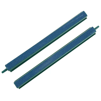 

2 Pcs Fish Tank Air Bubble Aeration Bar 8" Green Blue