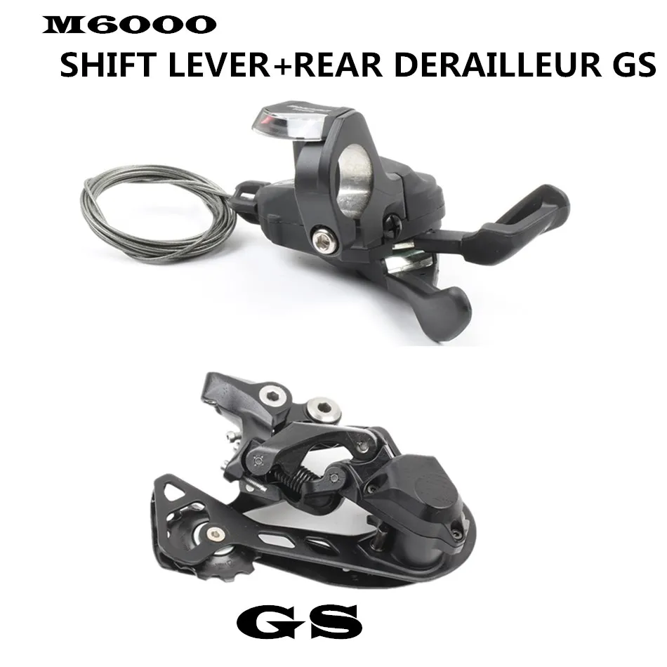 SHIMAN0 M6000/M610/M615 10 скоростей переключения+ задние переключатели+ 42T 46T 50T Солнечный свет кассеты 10 скоростей цепи Группа - Цвет: M6000 1-10