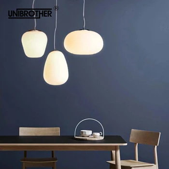 Günstig Hanglamp Kiesel LED Anhänger Lichter Moderne Industrielle Treppen Halle Büro Studio Rezeption Decor Beleuchtung Runde Leuchte