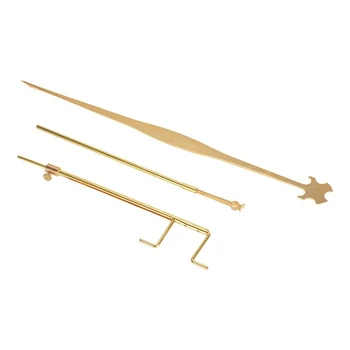 

Universal Cello Luthier Tools Kit Set Sound Post Gauge Measurer & Retriever Clamp & Setter Brass Cello Repair Tools-ABLD