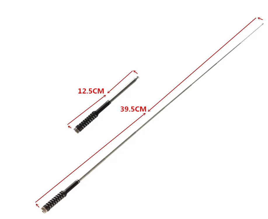 walkie talkie telescopic tie-rod antenna UHF 400-480MHZ antenna SMA-M for YAESU Vertex VX-1R VX-2R VX-3R VX-7R